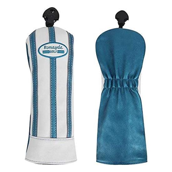 Golf Headcover for Woods with Adapter Single Item (FW), Waterproof, Tag, (Sky Blue)