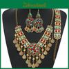 Vintage Multi Layer Coin Colored Necklace With Alloy Chain For Womens Boho Collection