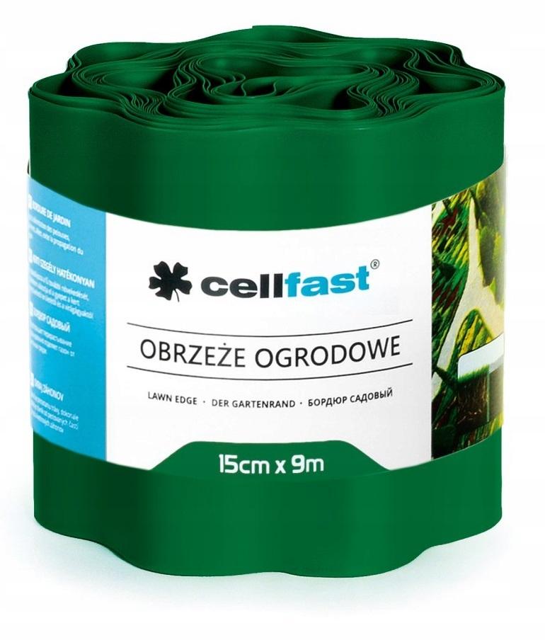 Dark green plastic garden edging 15cm x 9m