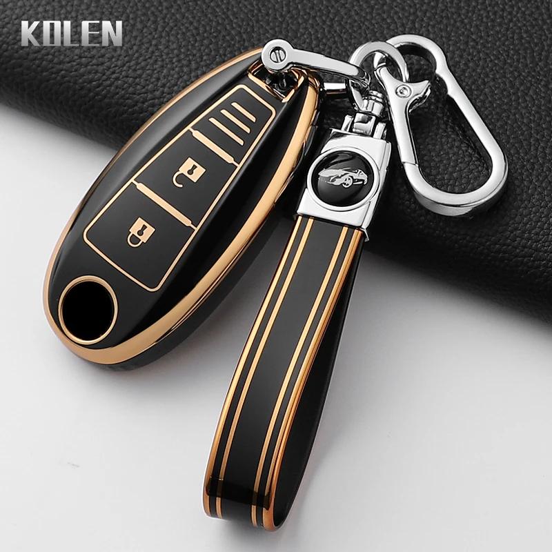 Fashion Tpu Car Key Case Cover For Suzuki Vitara Swift Ignis Kizashi Sx4 Baleno Ertiga Samurai S-Cross Protected Keychain Shell