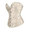 Women's  Sexy LaceBack Zip Corset Top Bustier G-string Body Shapewear