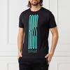 HUGO BOSS T-Shirts Men's Black Crew Neck Moderate Straight Fit 50410483-001