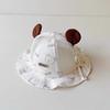 Cute Baby Bucket Hat Adjustable Sun Protection Fisherman Cap for Boys and Girls Thin Breathable Spring Summer Outdoor Headwear