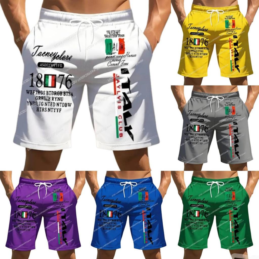 Italy Flag Boxing Shorts Pants 3D Print Fighting Training Unisex Men Women Quick Dry Fitness Gym Sport Workout Casual Streetwear