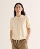 Linen Cooling Polo Shirt (Cream)