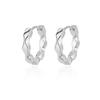 Elegant Round Earrings, Luxurious Stainless Steel Hoop Earrings for Women and Girls, Vintage Wedding Engagement Aesthetic Jewelr
