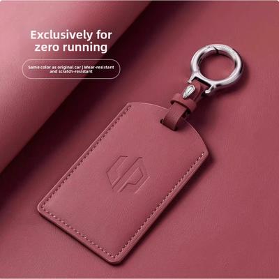 Nappa Leather Car NFC Card Remote Key Cover Case For Leapmotor C10 C11 C16 Protector Holder Shell Auto Kychain Accessories