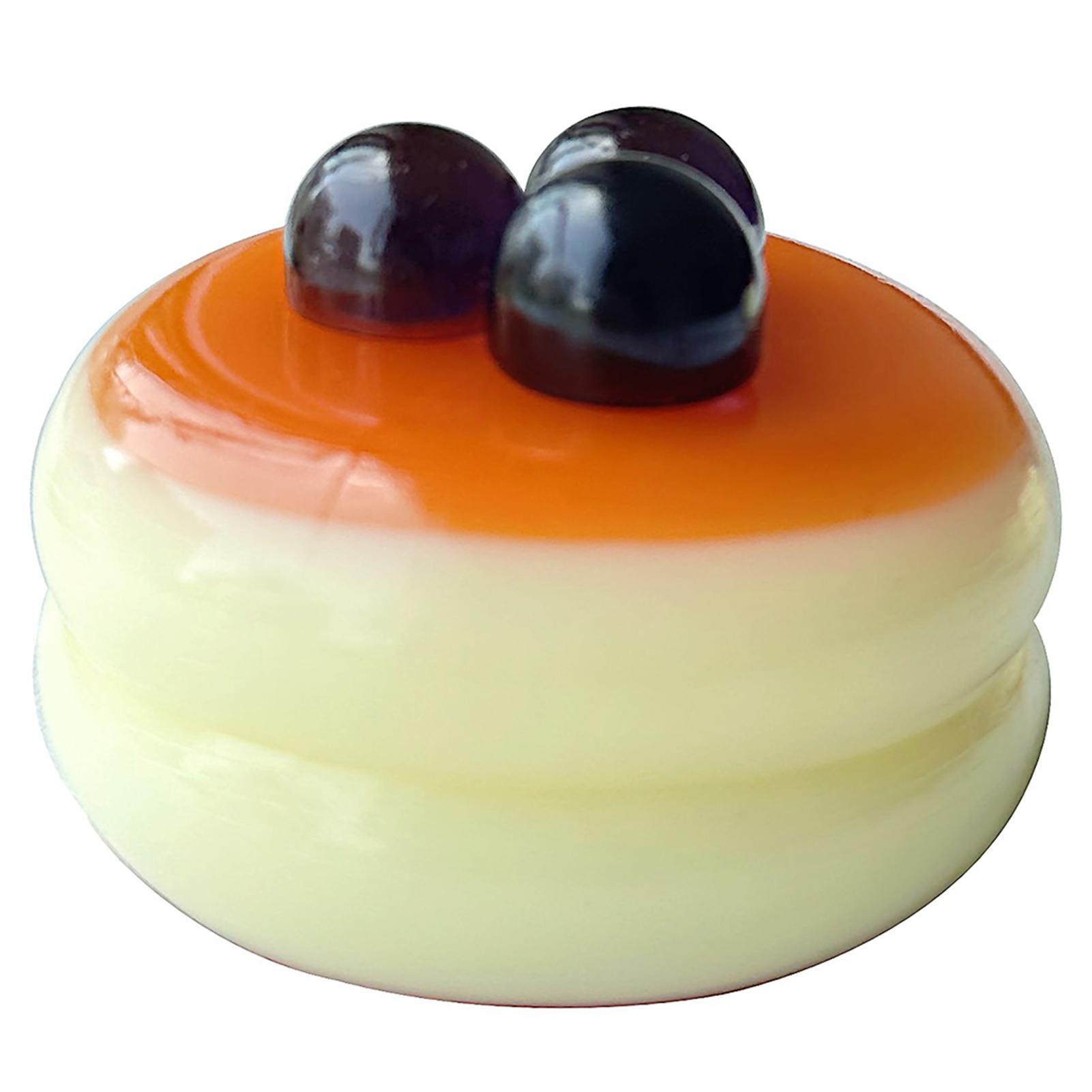 

Taba Squishies Stress Relief Strawberry/Blueberry Soufflé Toy Slow-Rising Simulated Bread Ball Sensory Toy голубика