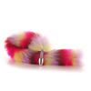 3 Pcs Multi-Size Butt Plug with Faux Fo-x Tail, Plush Ear Hair Clip and Collar for Role Play Costume Prop Drop