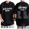 Singer Junior H Sad Boyz 4 Life Tour Print T Shirt Men Women Fashion Trend Hip Hop T-shirt Summer High Quality Cotton T-shirt...