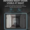 Tuya WiFi Doorbell with Solar Rain Cover Wireless Video Doorbell Camera PIR Motion Detection Outdoor Door Bell Video Intercom