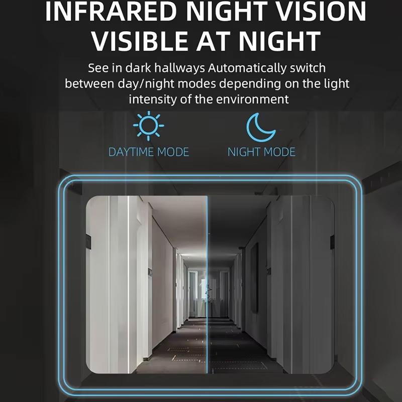 Tuya WiFi Doorbell with Solar Rain Cover Wireless Video Doorbell Camera PIR Motion Detection Outdoor Door Bell Video Intercom