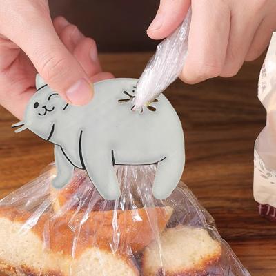 Cat Butt Bread Clip 3D Printed Bag Holder Funny Cat Shaped Clip for Food Bags Novelty Kitchen Gadget