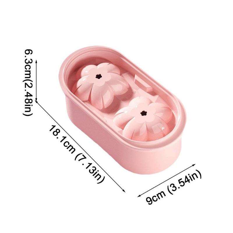 Ice Maker Flower Ice Mold Food Grade Material 3D Appearance Pp Mold Easy Demolding Cherry Blossom Creative Household Ice Mold
