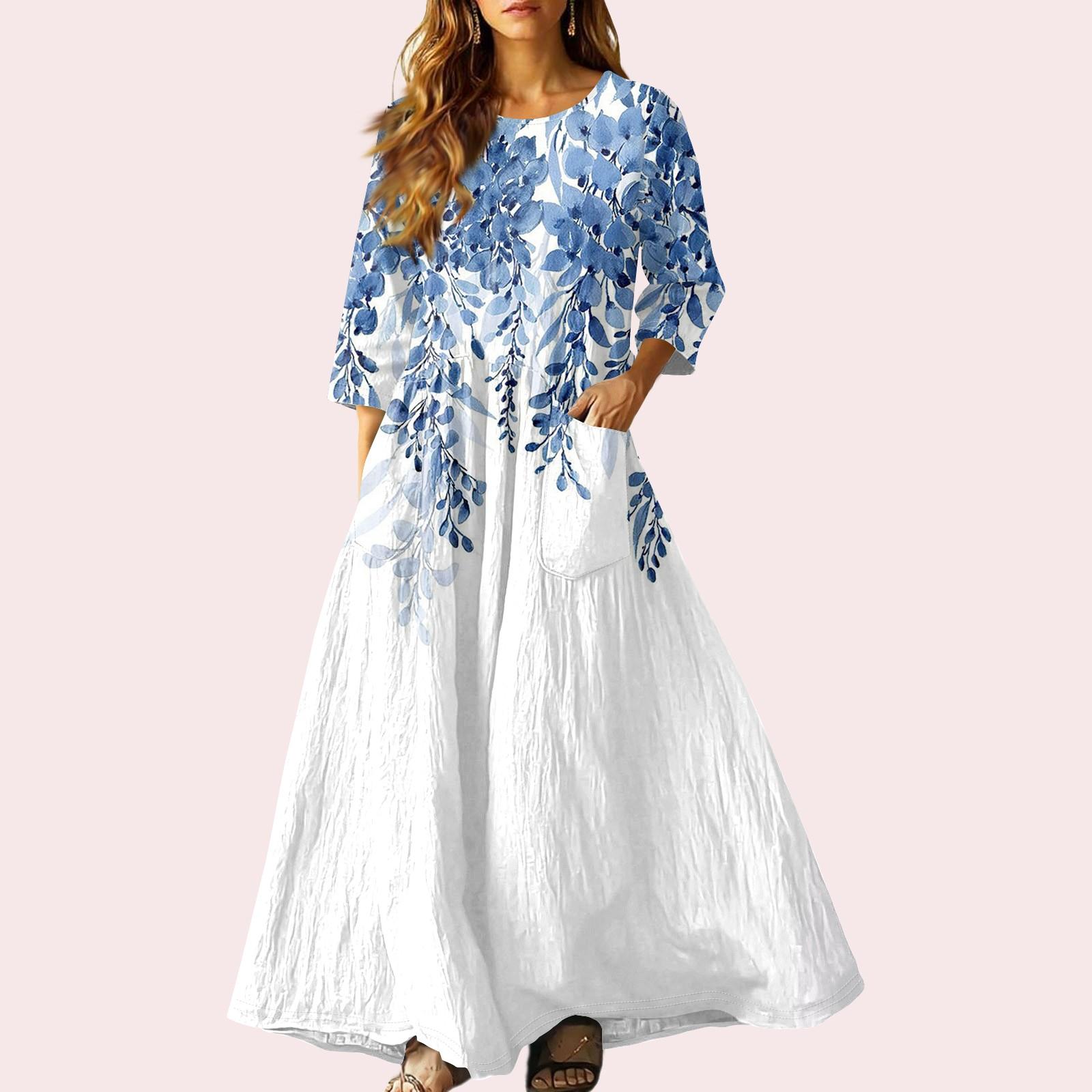 

Женское ретро этническое льняное платье макси без рукавов с V-образным вырезом, вышитое лентами XXL белый