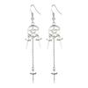 Creative Dangle Earring Fashionable Drop Dangle Tassel Earrings Darkly Gothic Style Five-pointed Star Sword Earrings