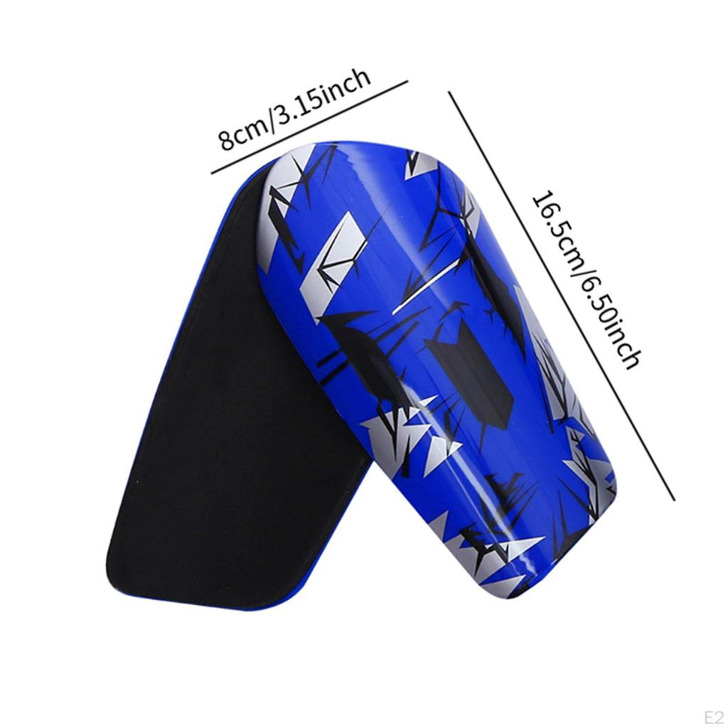 2 stück Fußball Shin Guards Fußball Pads Leichte Kalb Schutz Bord Bein Schutz für