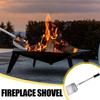Metal Fireplace Ash Shovel Hollow Out Wood Stove Ash Sifter Iron Coal Shovel Fire Pit Tools for Fireplaces Outdoor BBQ Grills