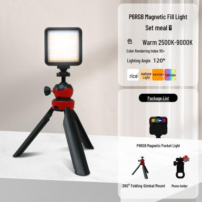Yingkexi Mini RGB DSLR Camera Fill Light for Photography & Live Streaming