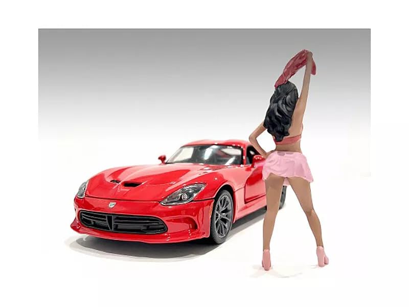 American Diorama 1/18 Scale Race Starter Female Figure, Series 2, #2 (Imported)