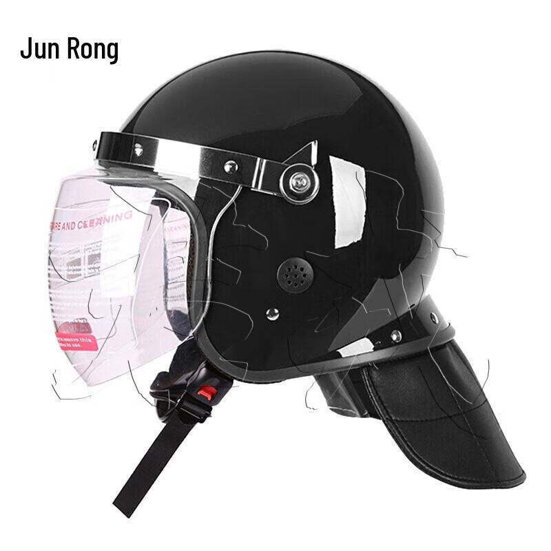 Junrong Anti-Riot Security Full-Face Helmet with Visor