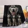 1PC Cute pets Print Flannel Blanket, High quality Comfortable for All Seasons, Home Decor, Warmth and Comfort, Perfect for Christmas Gifts