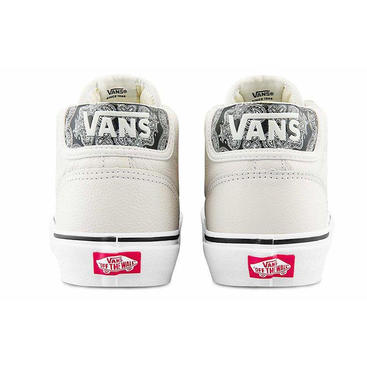 Vans Mid Skool 37 Sport Paisley - White Black Unisex Sneakers Black-Paisley VN0A3TKF914