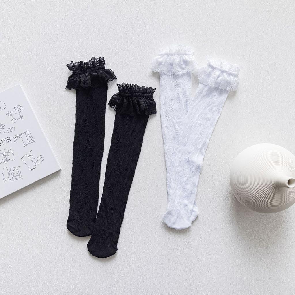 Lolita Lace JK Stockings Socks Female Girls Long Uniform Knee Socks Student Cute JK Stocking Socks