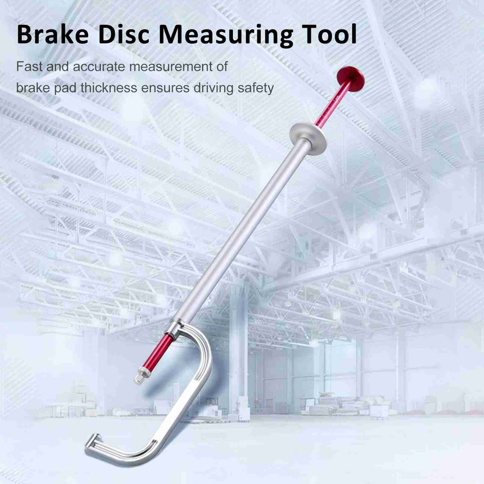 

Brake Disc Measuring Tool, Thickness Measuring Calipers from 0-110mm Quick and Accurate Detection with Clear for Motorcycles, Cars, Vehicles