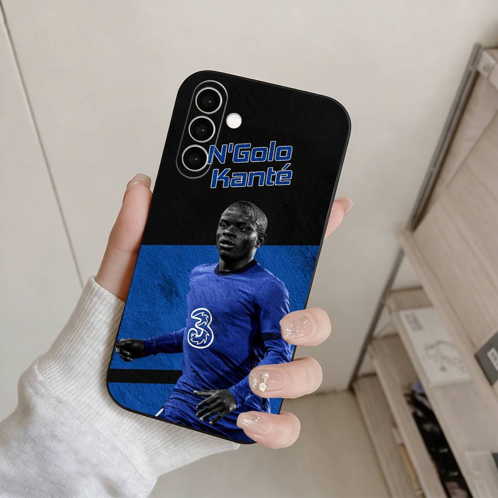 Engolo Kante Phone Case For Samsung Galaxy A73,A72,A71,A70,A53,A52,A51,Others Soft Black Cover