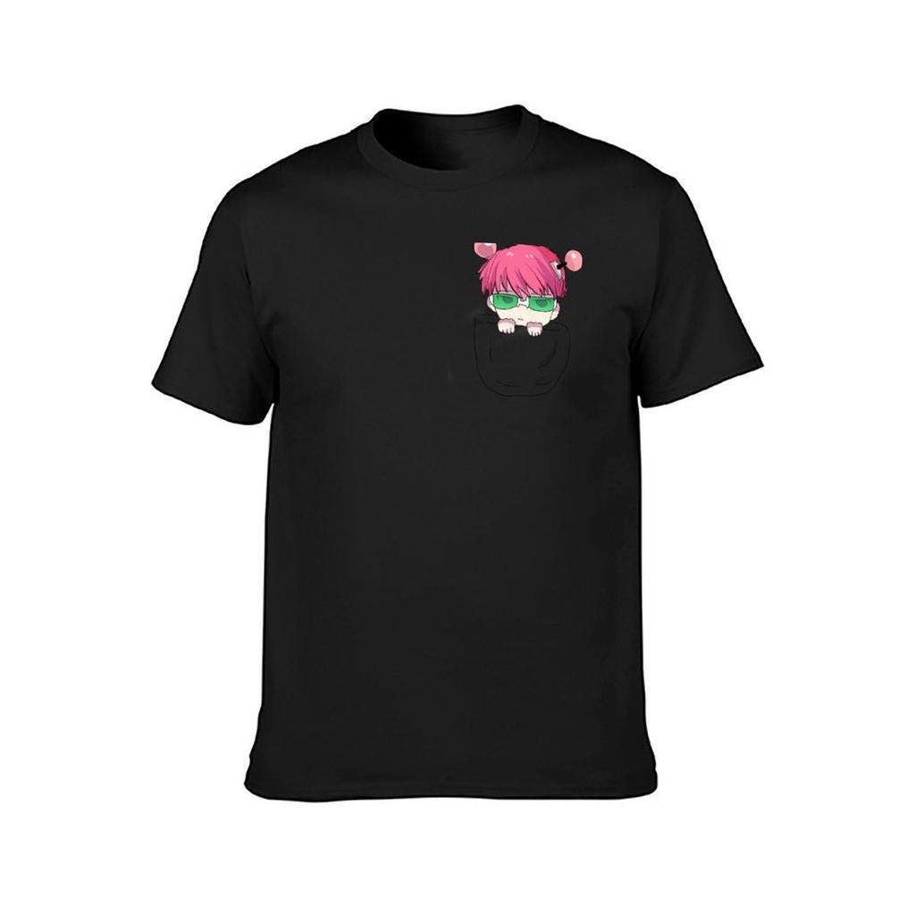 pocket saiki kusuo TShirt tees oversized plus size tops sweat shirts men