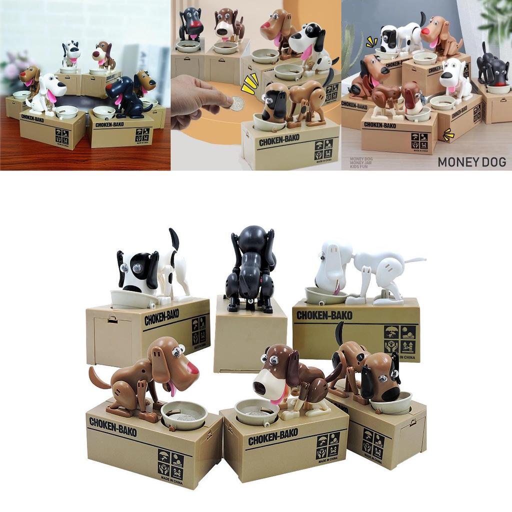 Coin Electric Piggy Bank  Money Stealing Dog Savings Box Cartoon Puppy Toy Gift