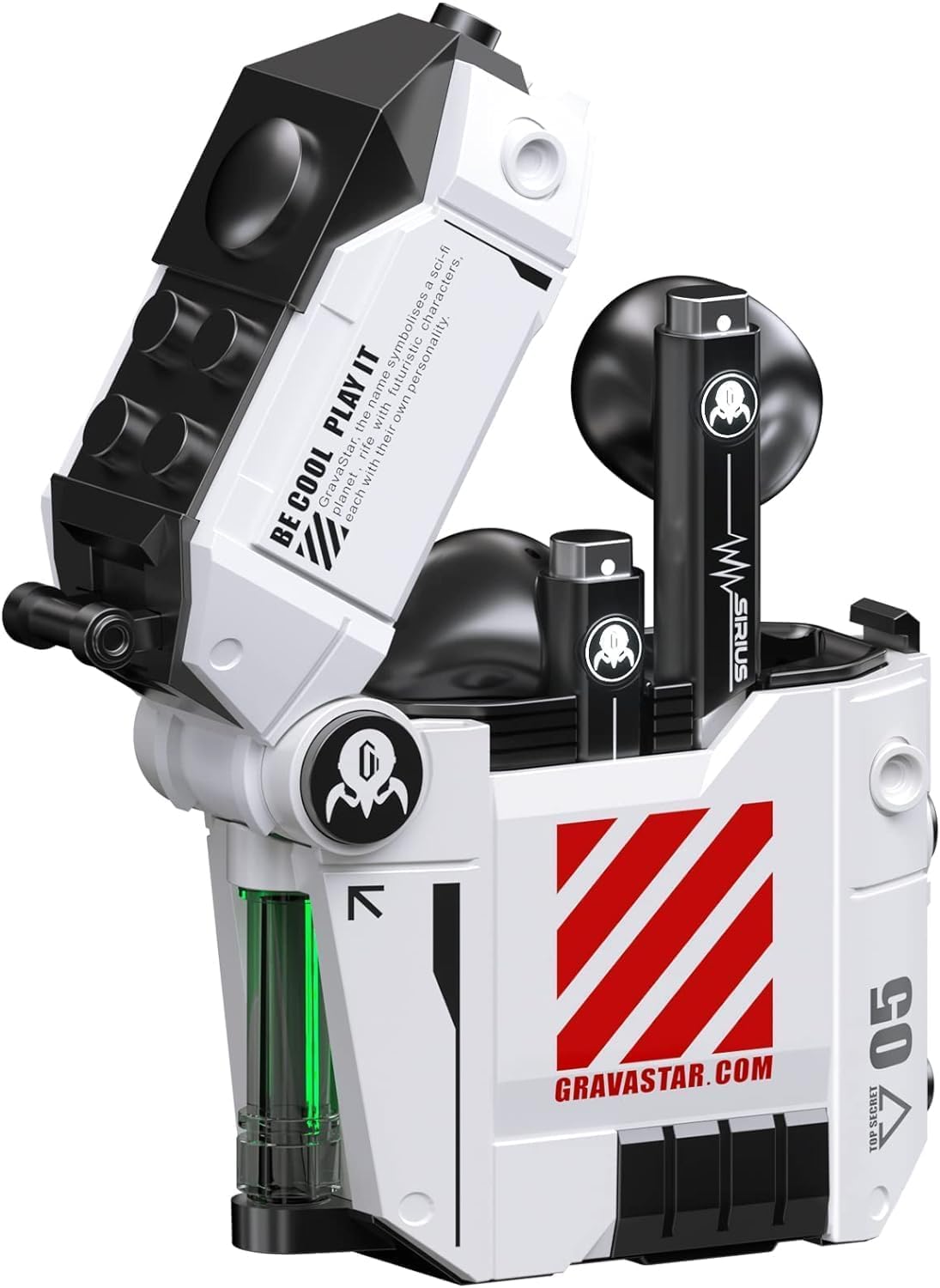 

Беспроводные Bluetooth-наушники GravaStar Sirius P5, Bluetooth 5.2, водонепроницаемые IPX4, RGB-подсветка, 30 часов воспроизведения, громкая связь, звук высокого разрешения, ENC,