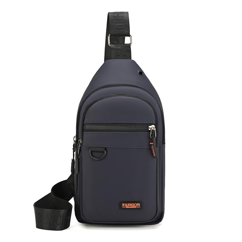 Vodoodpudivá pánská náprsní taška Velkokapacitní ramenní taška na dojíždění Vícevrstvá crossbody taška