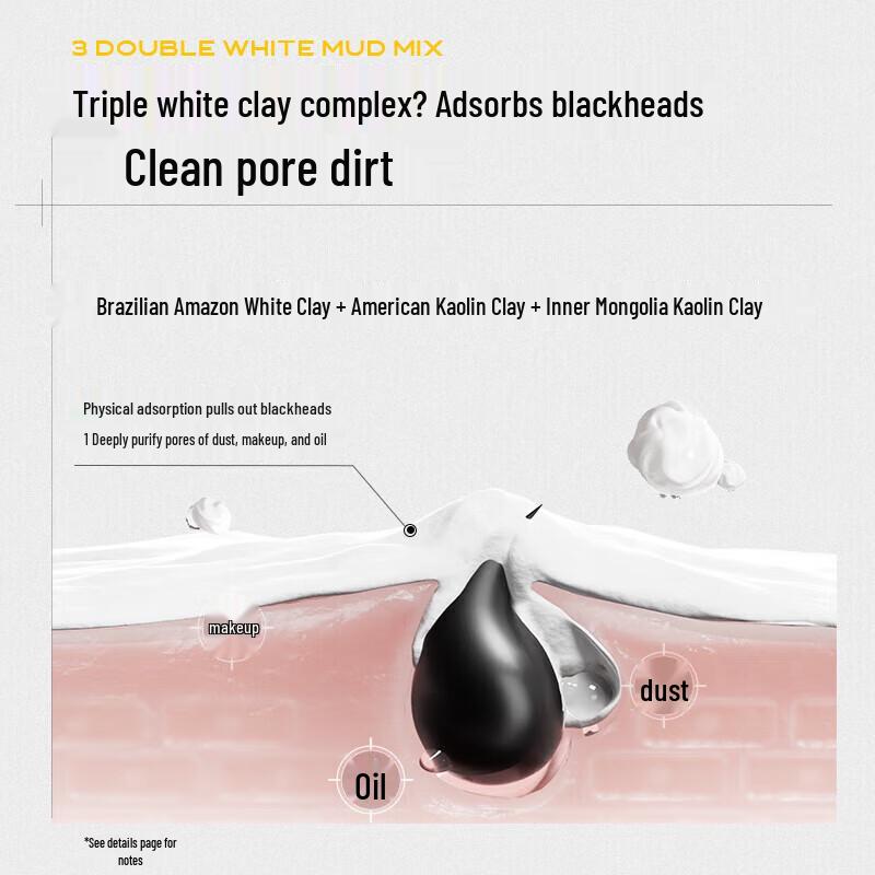 C-KAA Purifying White Clay Mask for Oily Sensitive Skin