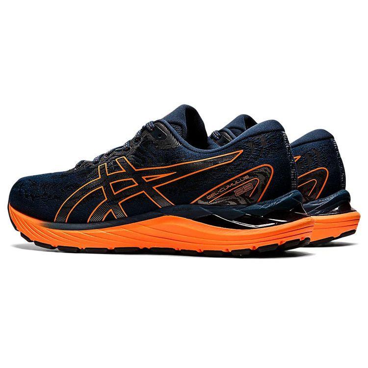 Asics Gel Cumulus 23 French Blue Shocking Orange Men Sneakers 1011B012-408