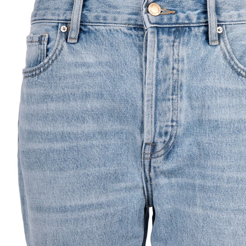 Jean droit bleu olivia coton bio Femme NAGEV