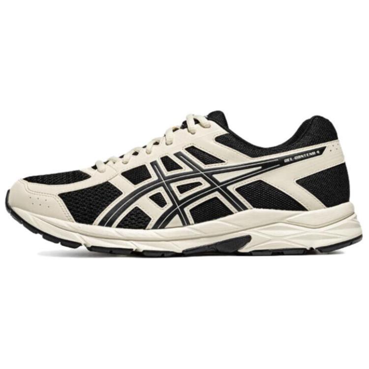 ASICS Gel-Contend 4 Men Cream White Black Running Shoes T8D4Q-008 EU 44