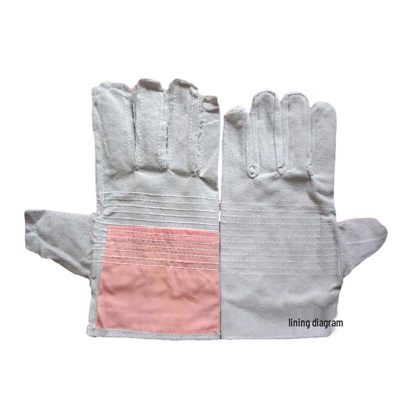 SuShi Double-Layer Wear-Resistant Canvas Work Safety Gloves RX160
