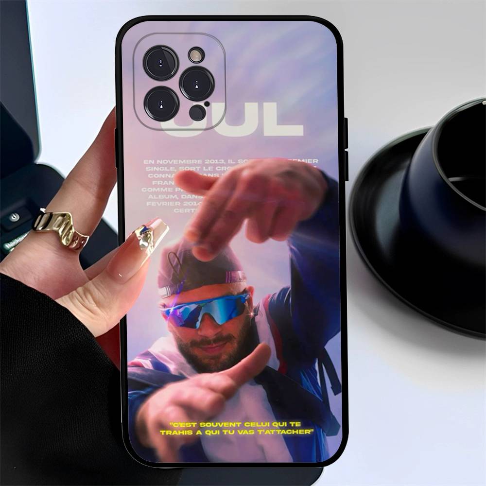 Rapper JuL C'est Pas Des Lol Phone Case For IPhone 17 16 15 14 13 12 11 Pro Max Plus Mini Soft Black Cover