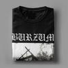 Burzum Aske T-Shirts Herren Reine Baumwolle Vintage T-Shirts O-Ausschnitt T-Shirt Kurzarm Tops Sommer