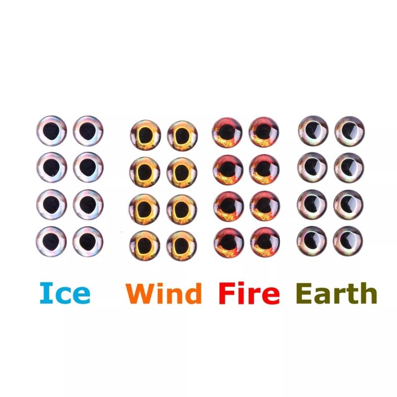 336Pcs Fly Tying Materials DIY Fishing Lures Realistic Fishing Baits Eye With 4D Eye For Freshwater & Saltwater Fishing