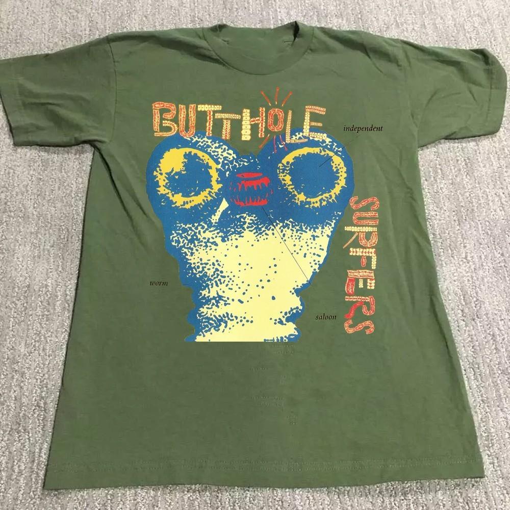 Butthole Surfers Independent Worm Saloon Унисекс Все размеры 20D2377 Унисекс Футболка XXL