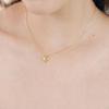 NUOY (925 Silver) Gold Heart Necklace