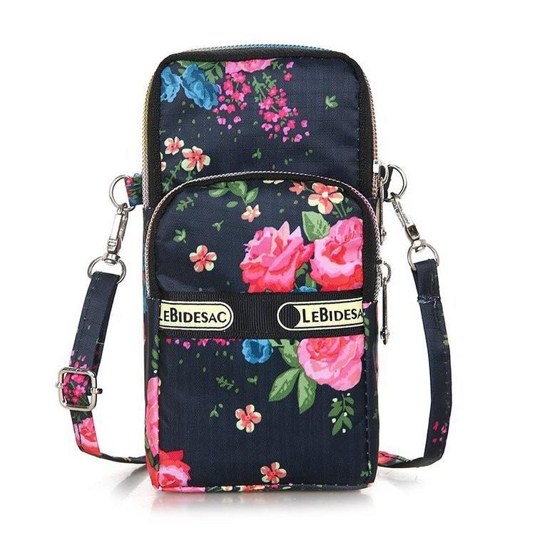 Elegant Retro Nylon Phone Pouch For Women With Eye-catching Designs And Colors