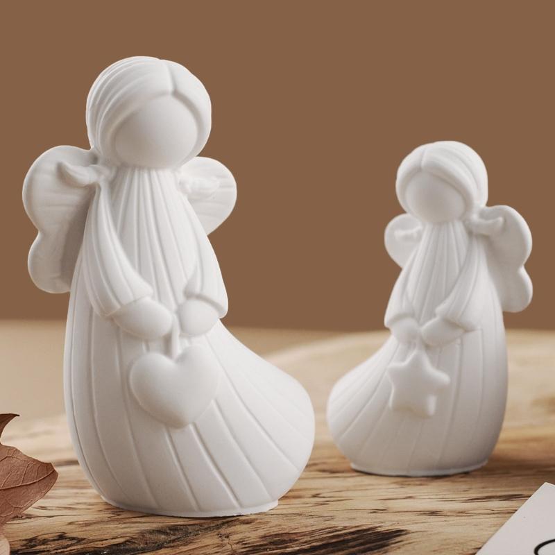 2Pcs Angel Wing Silicone Molds for Handmade Candle Soap Home Decoration Multipurpose Silicones Moulds for Epoxy Resin