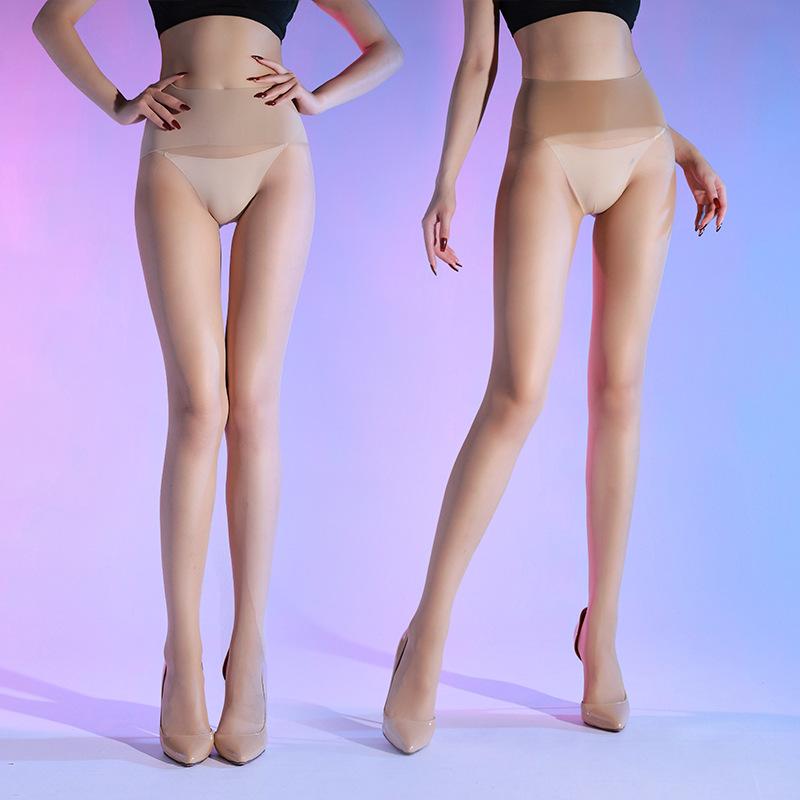 Women's Stockings Invisible Summer Pantyhose Ultra-Thin Seamless Lycra Silky Anti-Hook Sockings Breathable Socks Night Club Wear