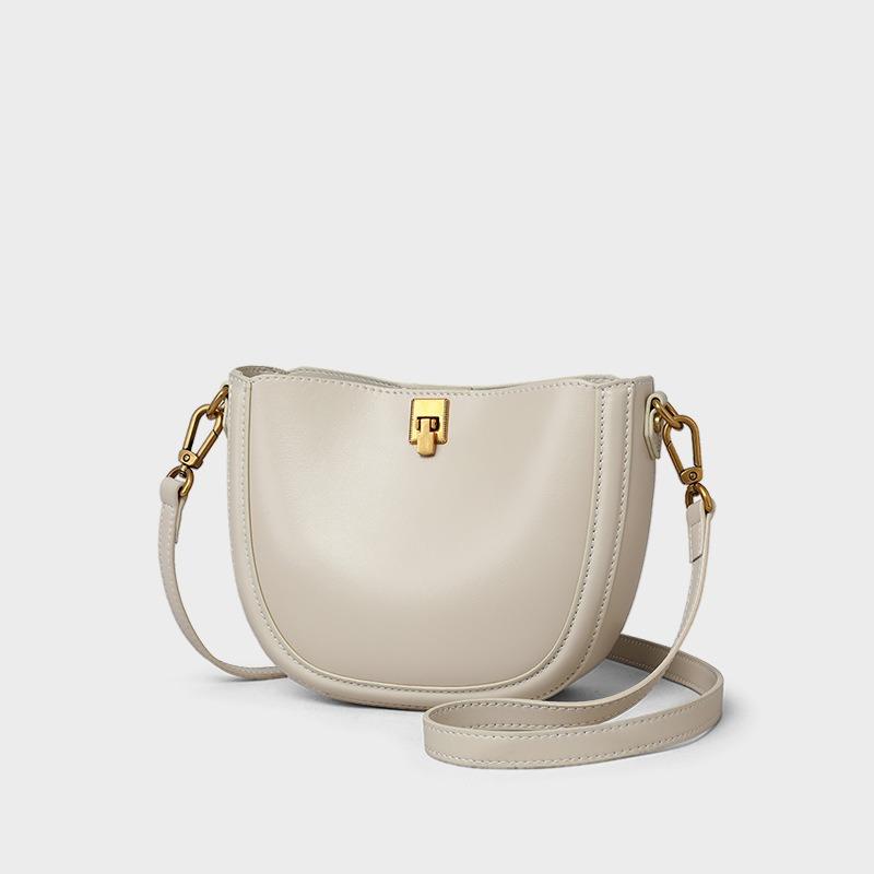 Bags Women's New Saddle Bags Crossbody Bags Premium Leather Women's Bags Underarm Shoulder Small Bags Luggage