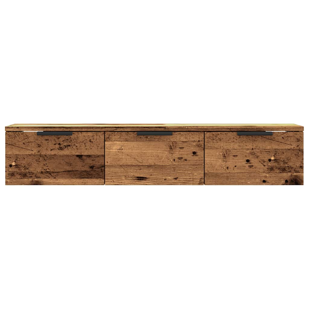 Vidaxl Szafka Ścienna Stare Drewno 102X30X20 Cm Drewno Klejone