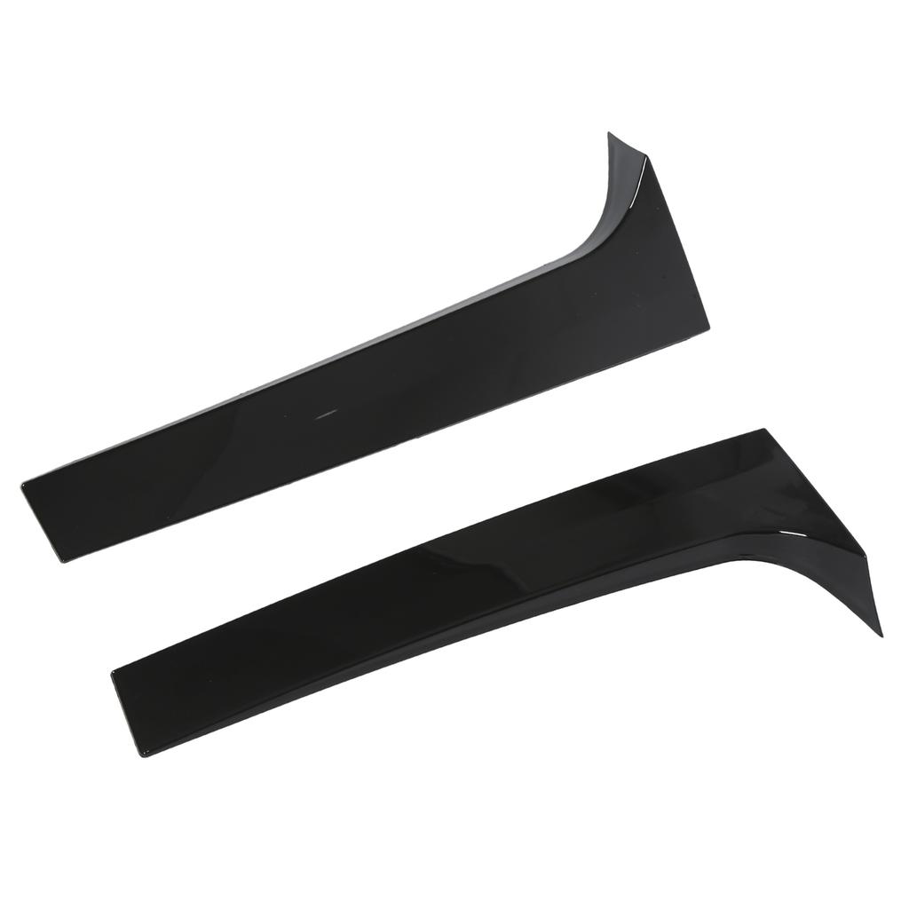Pair Car Rear Window Side Wing Glossy Black Replacement for Mercedes Benz GLK Class X204 2009‑2015